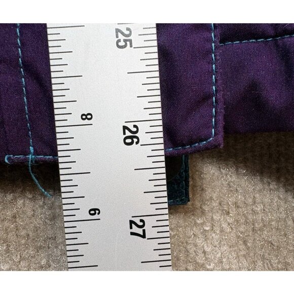 Roxy 10K Ski Snow Boarding Jacket Coat Large Hooded Purple Blue Insulated EUC - Picture 13 of 16